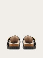 Ferragamo Gancini clog with rippled sole detail - Image 2